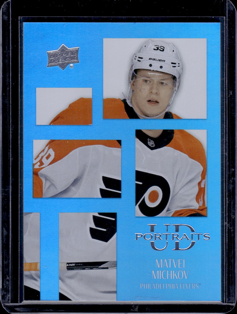 Matvei Michkov UD Portraits RC 2024-25 Upper Deck Series 2 #P47 (1 of 2)