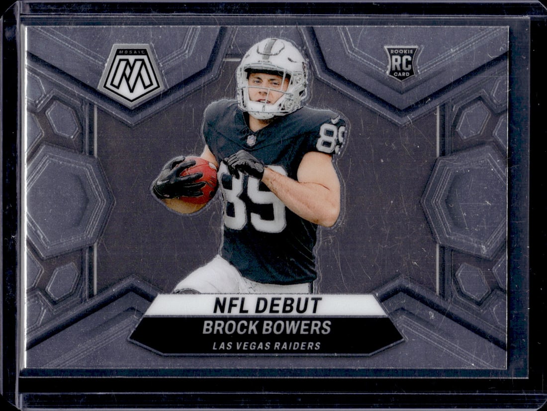 Brock Bowers RC 2024 Panini Mosaic #286 (1 of 2)