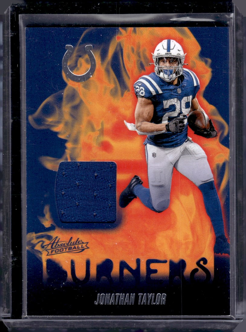 Jonathan Taylor Burners Patch 2024 Panini Absolute #AB-JTY: Jonathan Taylor Burners Patch 2024 Panini Absolute #AB-JTY