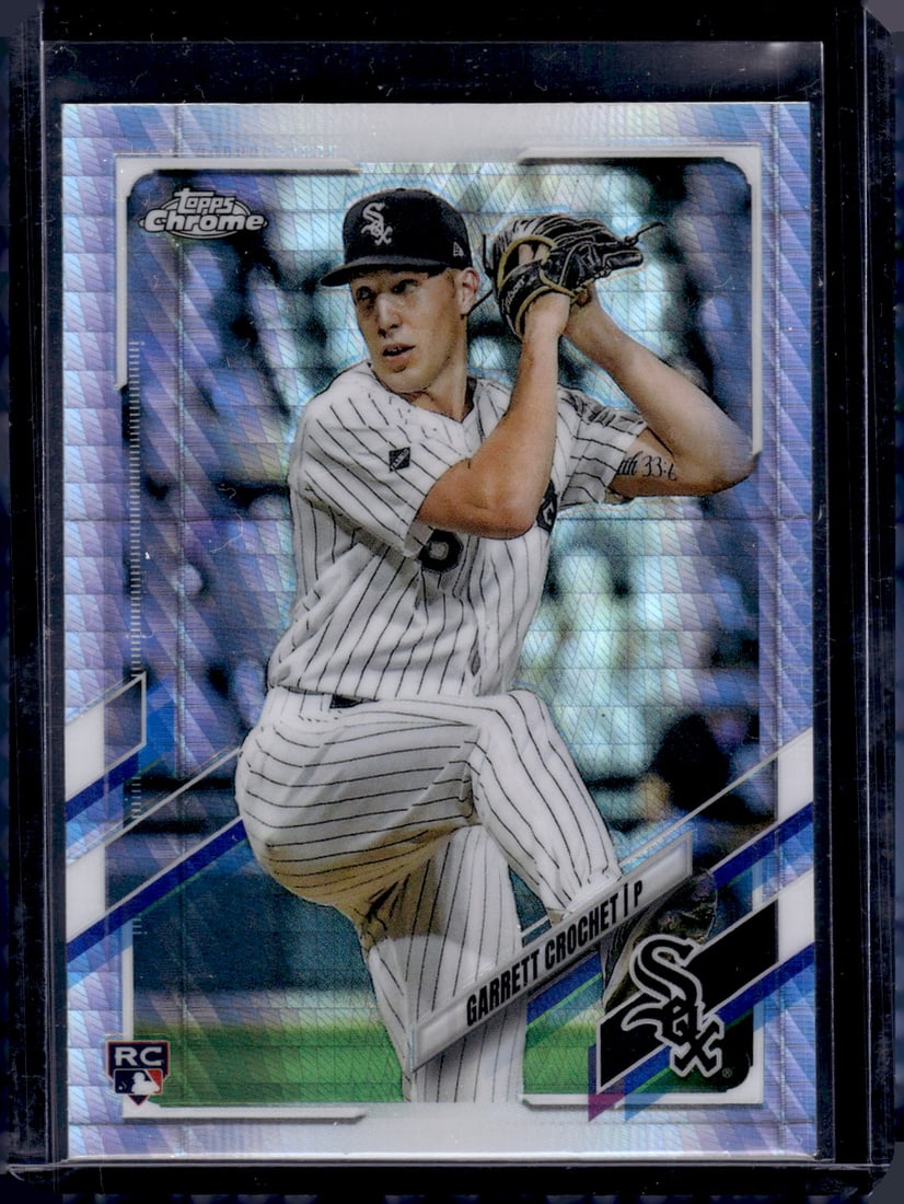 Garrett Crochet Prism Refractor RC 2021 Topps Chrome #69 (1 of 2)