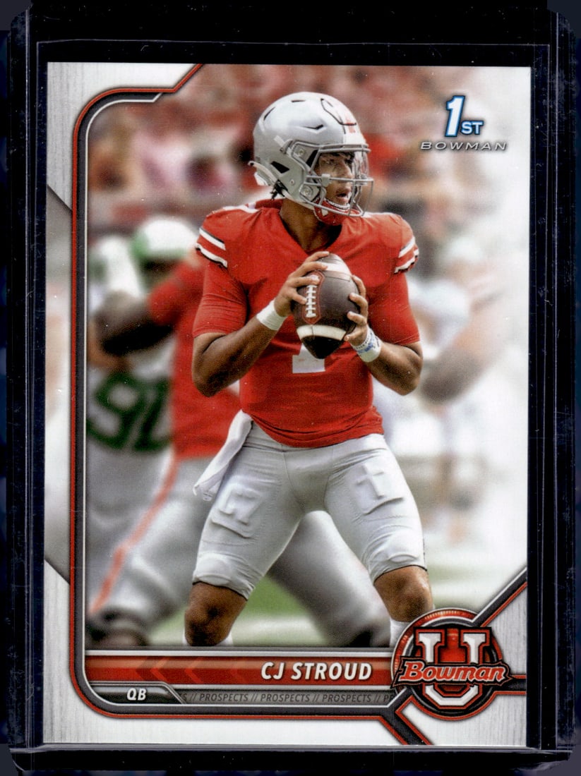 Cj Stroud 1st Bowman 2022 Bowman U #3: Cj Stroud 1st Bowman 2022 Bowman U #3