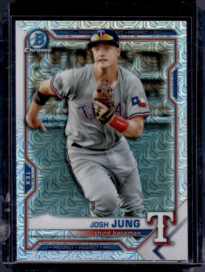 Josh Jung Mojo Refractor Prospects 2021 Bowman Chrome #BCP-38 (1 of 2)