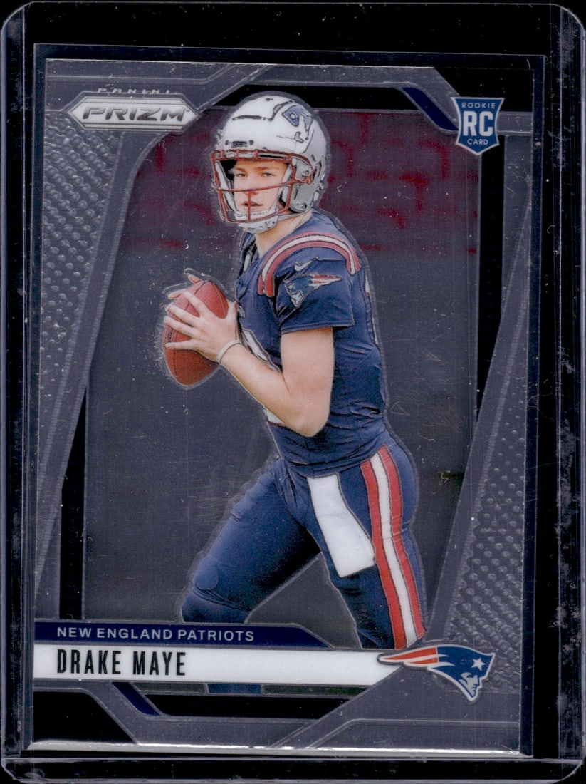 Drake Maye RC 2024 Panini Prizm #329: Drake Maye RC 2024 Panini Prizm #329
