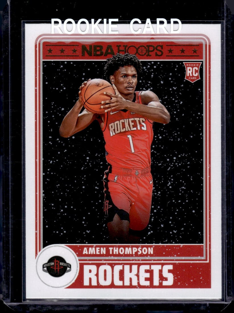 Amen Thompson Winter RC 2023-24 Panini NBA Hoops #300: Amen Thompson Winter RC 2023-24 Panini NBA Hoops #300