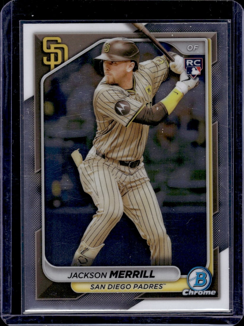 Jackson Merrill RC 2024 Bowman Chrome #27: Jackson Merrill RC 2024 Bowman Chrome #27