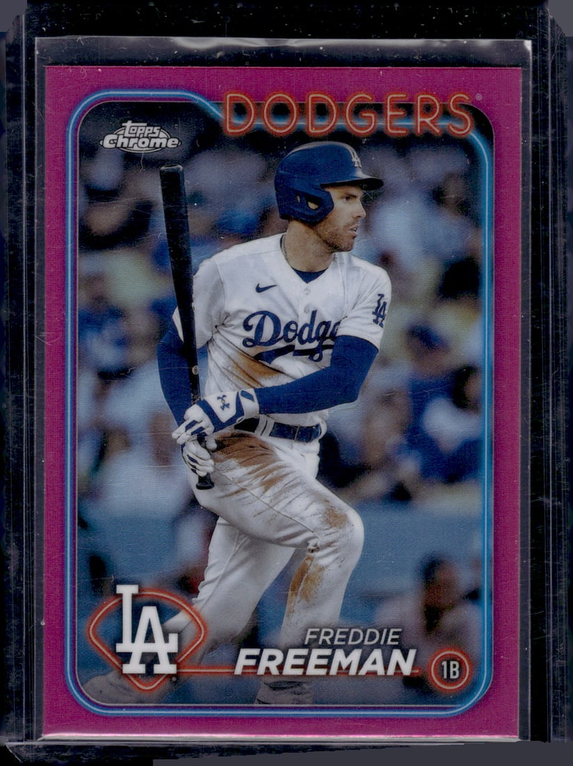 Freddie Freeman Pink Refractor 2024 Topps Chrome #4 (1 of 2)