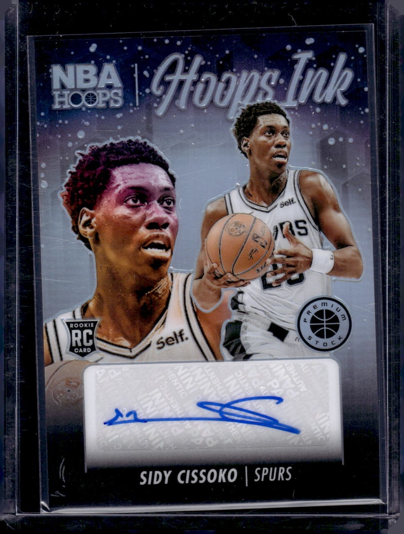 Sidy Cissoko Hoops Ink Prizm RC Auto 2023-24 Panini Premium Stock #HI-CIS (1 of 2)