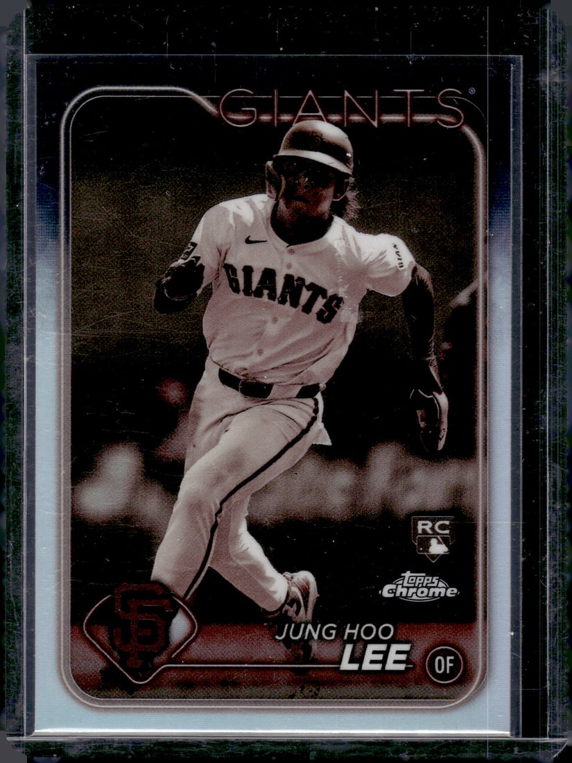 Jung Hoo Lee Sepia Refractor RC 2024 Topps Chrome #201 (1 of 2)