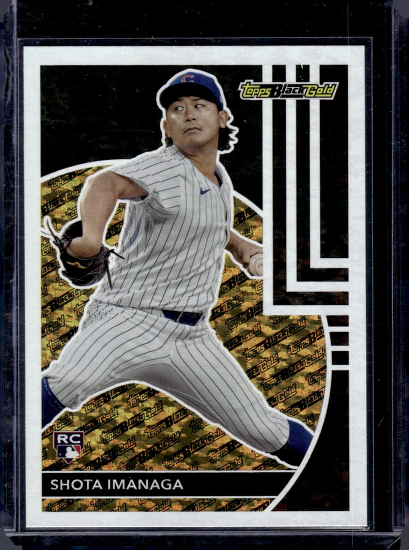Shota Imanaga RC 2024 Topps Black Gold #BG-18 (1 of 2)