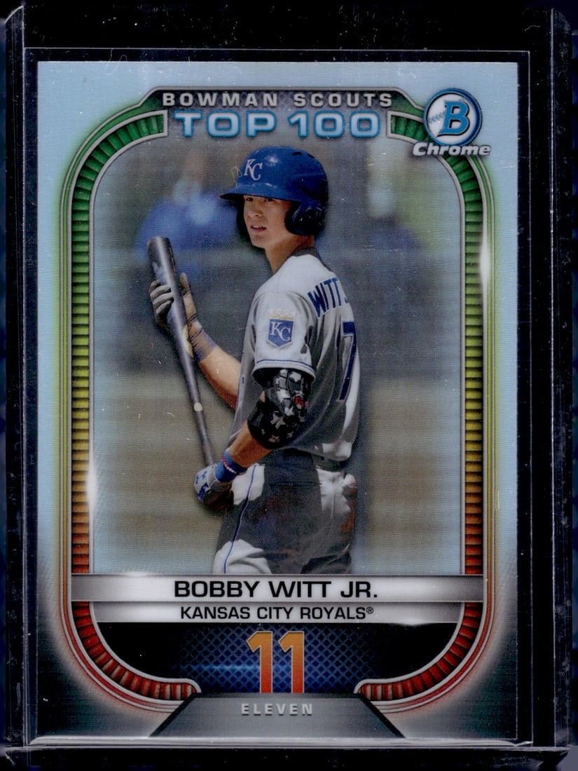 Bobby Witt Jr. Bowman Scouts Top 100 2021 Bowman Chrome #BTP-11 (1 of 2)