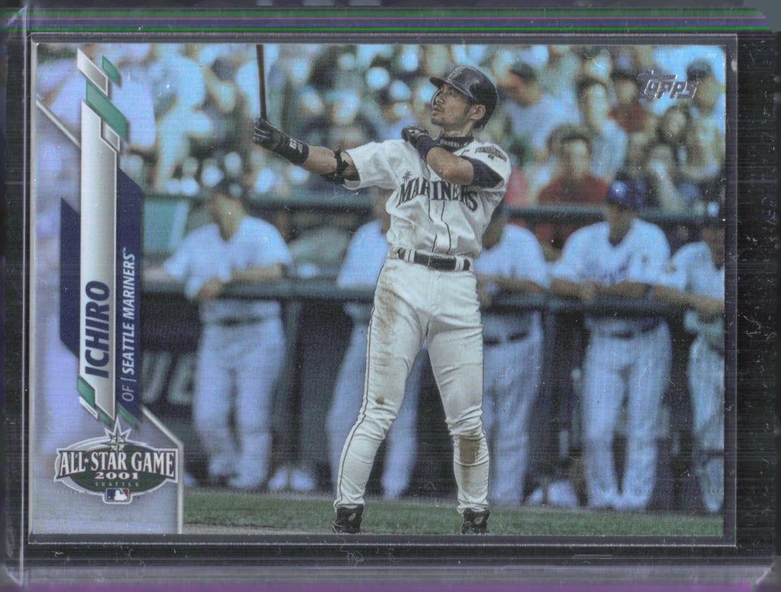 Ichiro Rainbow Foil 2020 Topps Update #U-121: Ichiro Rainbow Foil 2020 Topps Update #U-121