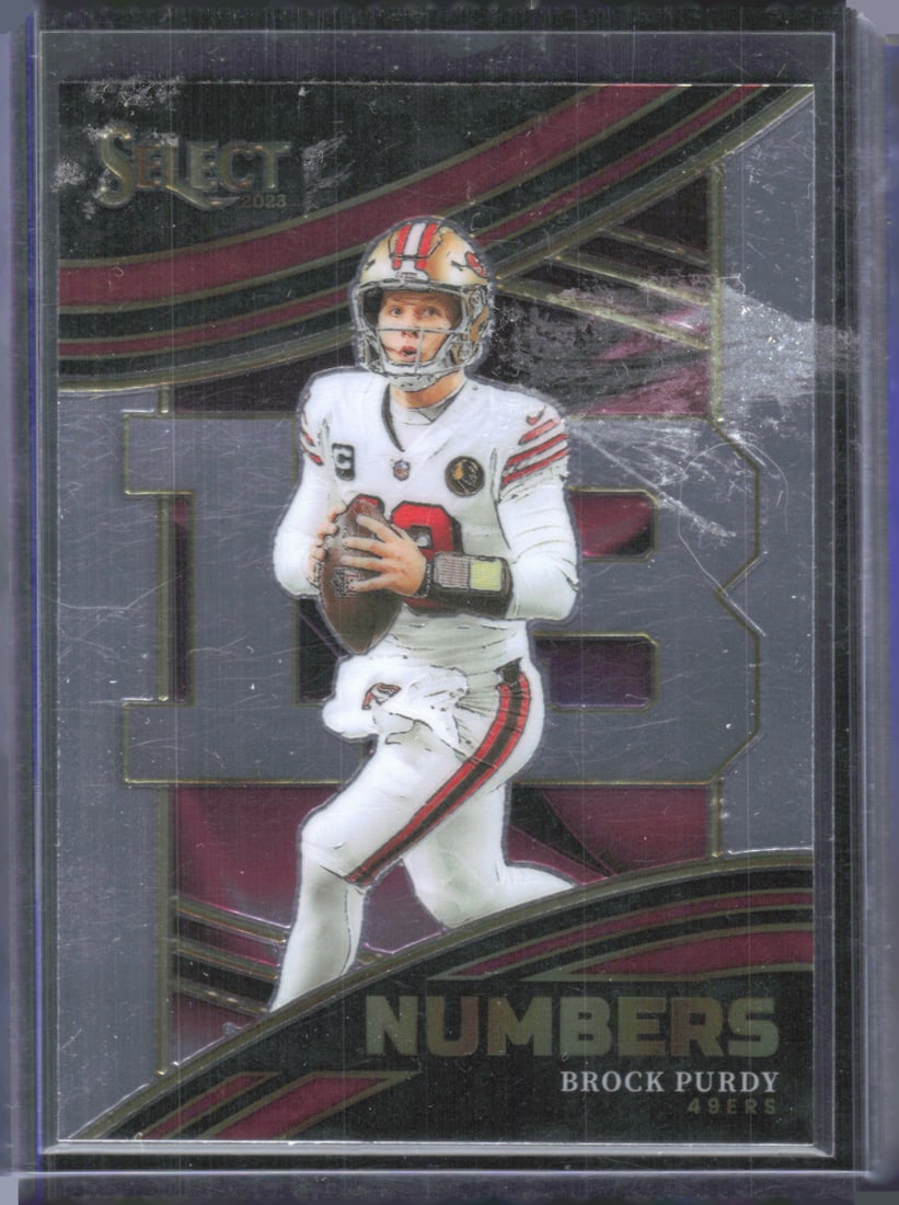 Brock Purdy Select Numbers 2023 Panini Select #NMB-BPU (1 of 2)