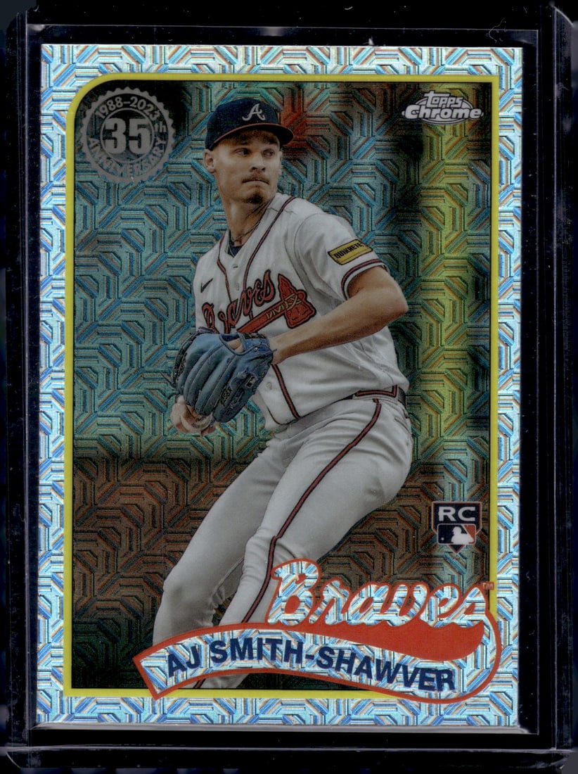 Aj Smith-Shawver 35th Anniversary Silver Pack Mojo RC 2024 Topps Chrome #T98C-66: Aj Smith-Shawver 35th Anniversary Silver Pack Mojo RC 2024 Topps Chrome #T98C-66