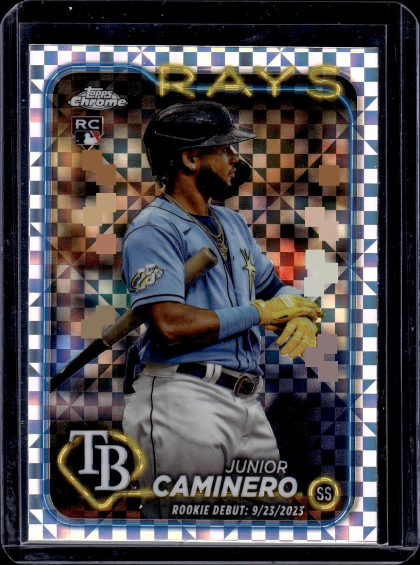 Junior Caminero Xfractor RC 2024 Topps Chrome Update #USC193: Junior Caminero Xfractor RC 2024 Topps Chrome Update #USC193