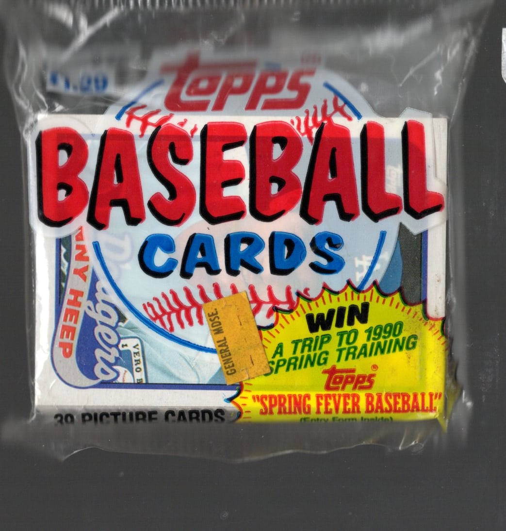 1989 Topps Baseball Cello Fat Pack 39 Cards (1 of 1)