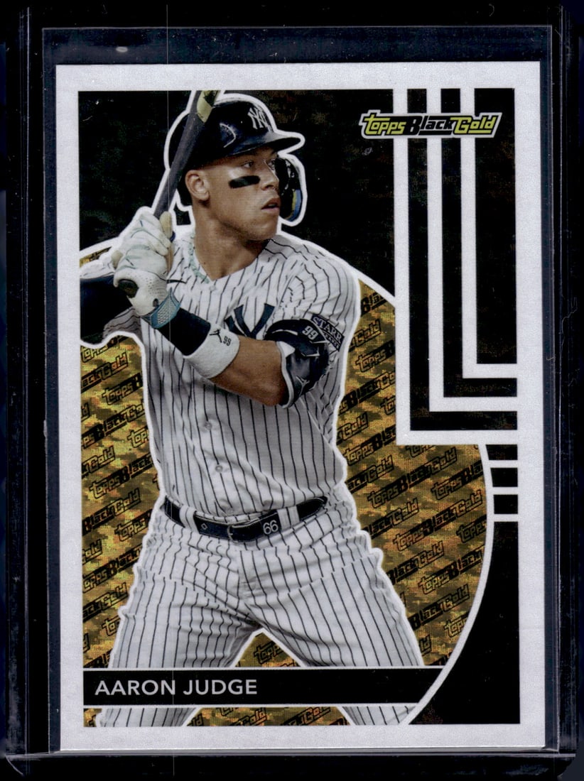 Aaron Judge 2024 Topps Black Gold #BG-4: Aaron Judge 2024 Topps Black Gold #BG-4