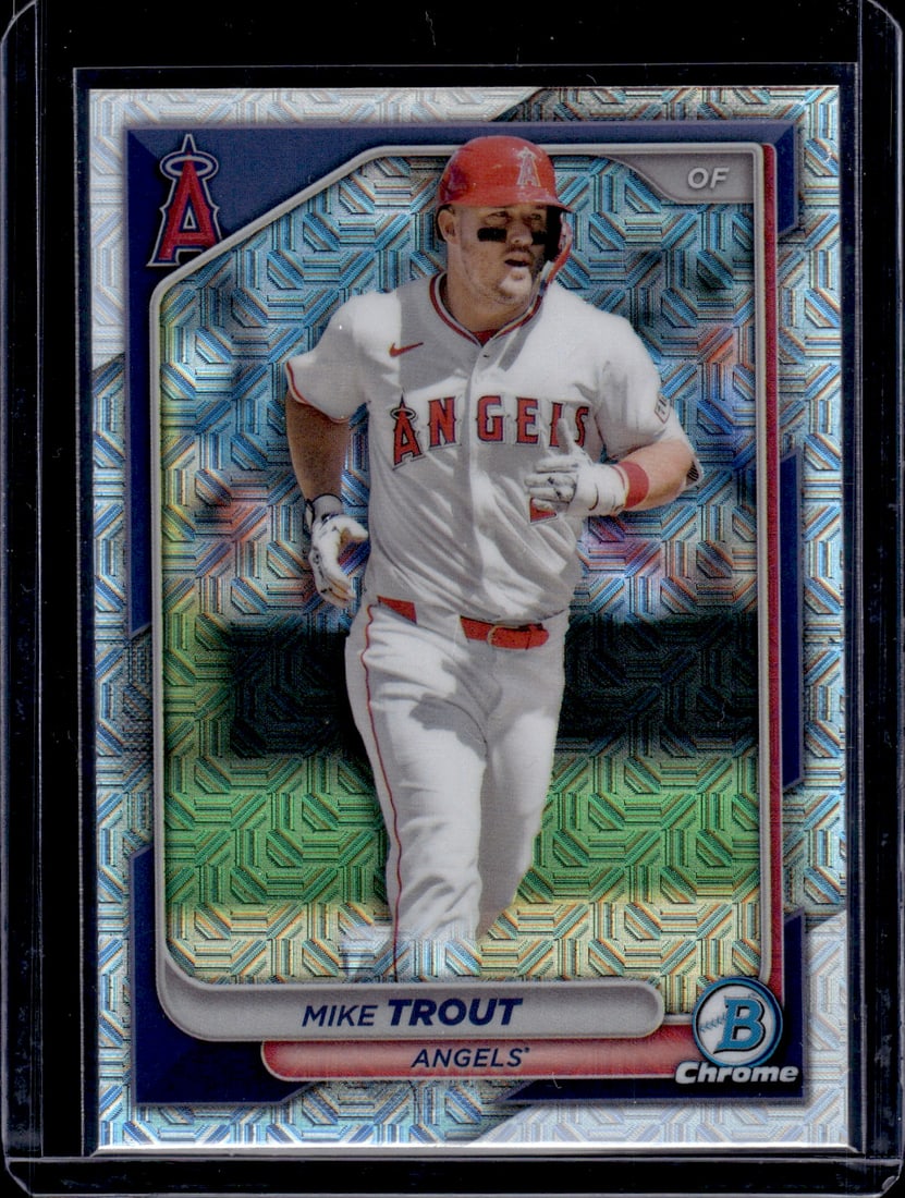 Mike Trout Mojo Refractor 2024 Bowman Chrome #82 (1 of 2)