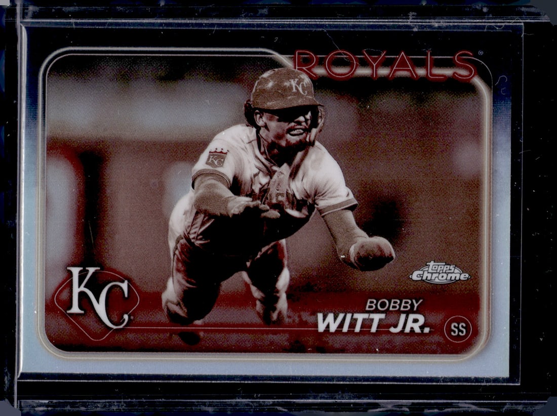 Bobby Witt Jr. Sepia Refractor 2024 Topps Chrome #120: Bobby Witt Jr. Sepia Refractor 2024 Topps Chrome #120