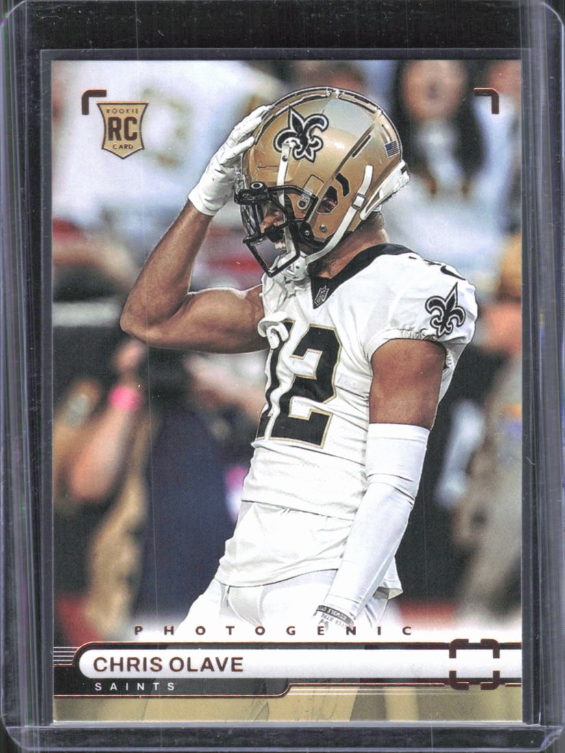 Chris Olave Photogenic Bronze 2022 Panini Chronicles #PH-40: Chris Olave Photogenic Bronze 2022 Panini Chronicles #PH-40