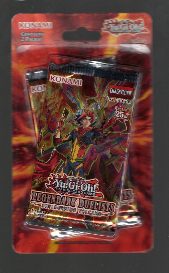 2020 Konami Yu-Gi-Oh! Legendary duelists - Soulburning Volcano - 25th Anniversary 1st Edition: 2020 Konami Yu-Gi-Oh! Legendary duelists - Soulburning Volcano - 25th Anniversary 1st Edition