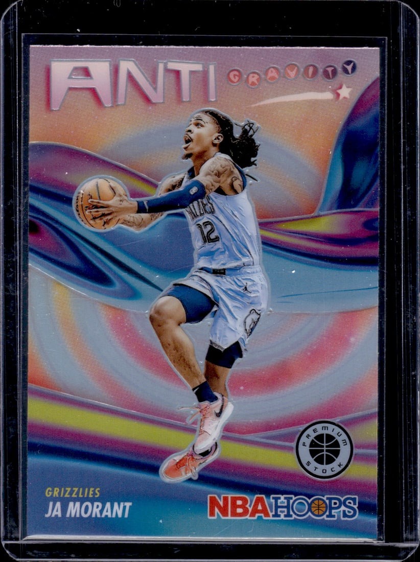 Ja Morant Anti Gravity Silver Prizm 2023-24 Panini Premium Stock #19 (1 of 2)