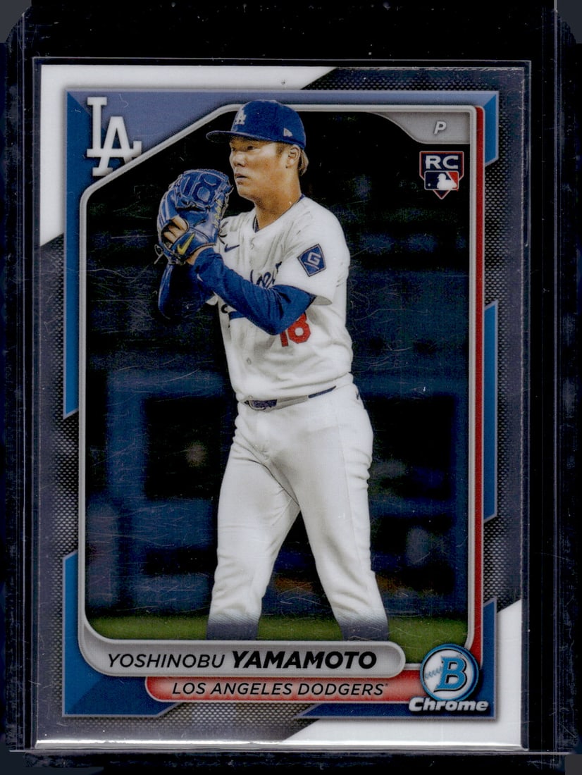 Yoshinobu Yamamoto RC 2024 Bowman Chrome #73: Yoshinobu Yamamoto RC 2024 Bowman Chrome #73