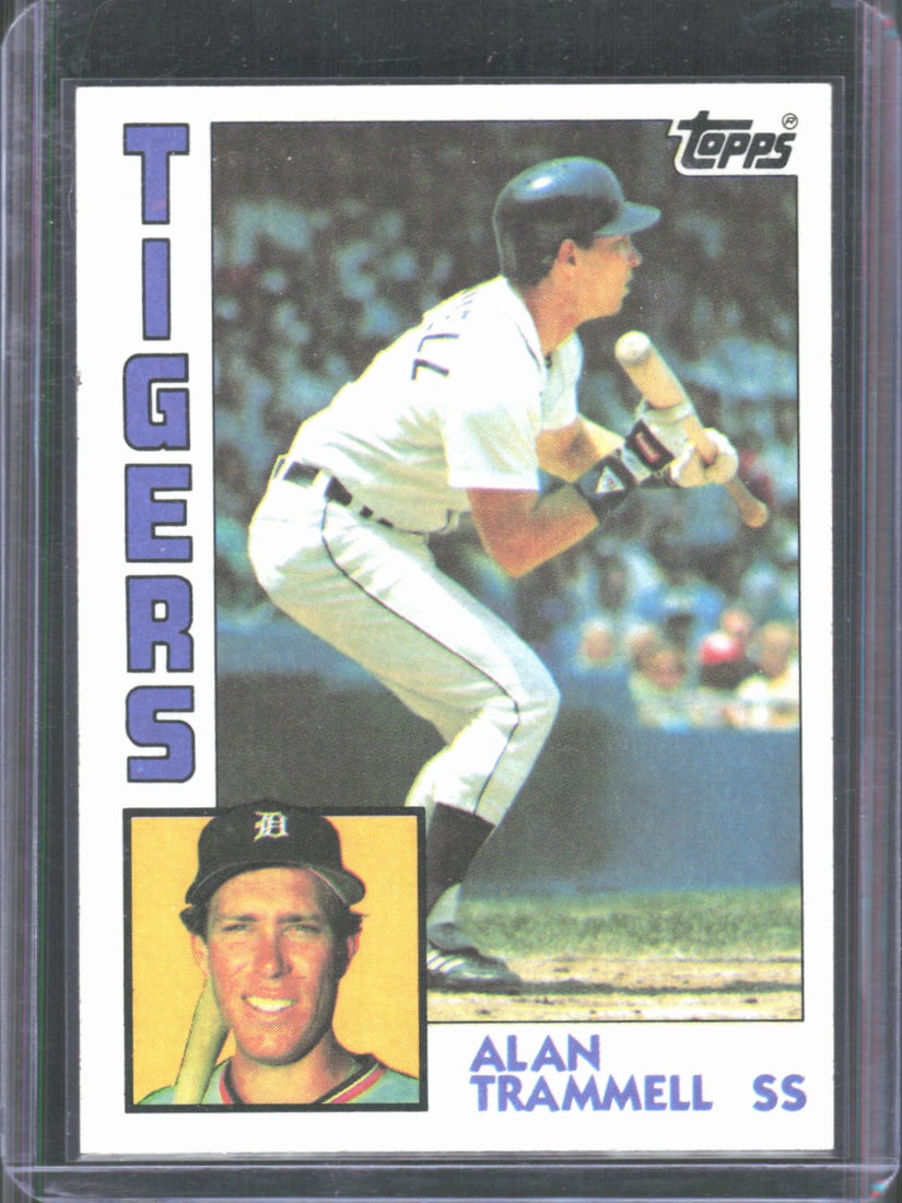 Alan Trammell 1984 Topps Vintage Baseball Card #510 (1 of 2)