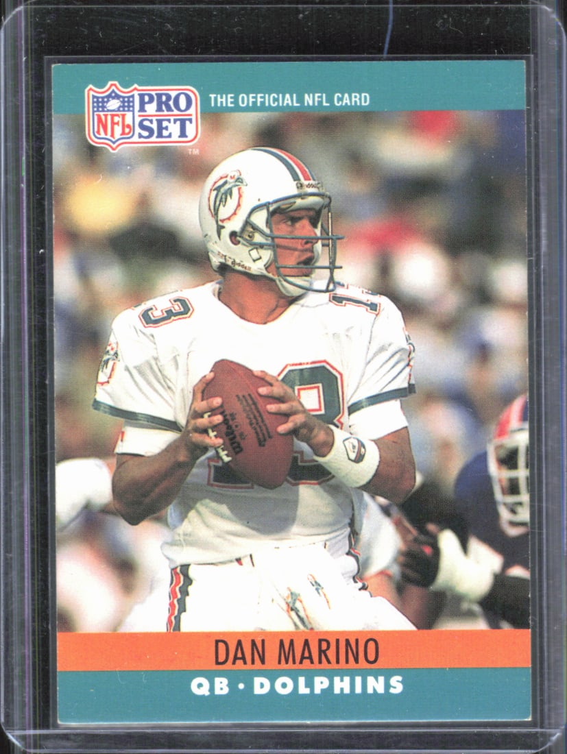 Dan Marino 1990 Pro Set Vintage Football Card #181 (1 of 2)