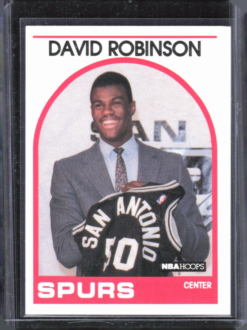 David Robinson Rookie 1989-90 Hoops Vintage Basketball Card #138: David Robinson Rookie 1989-90 Hoops Vintage Basketball Card #138
