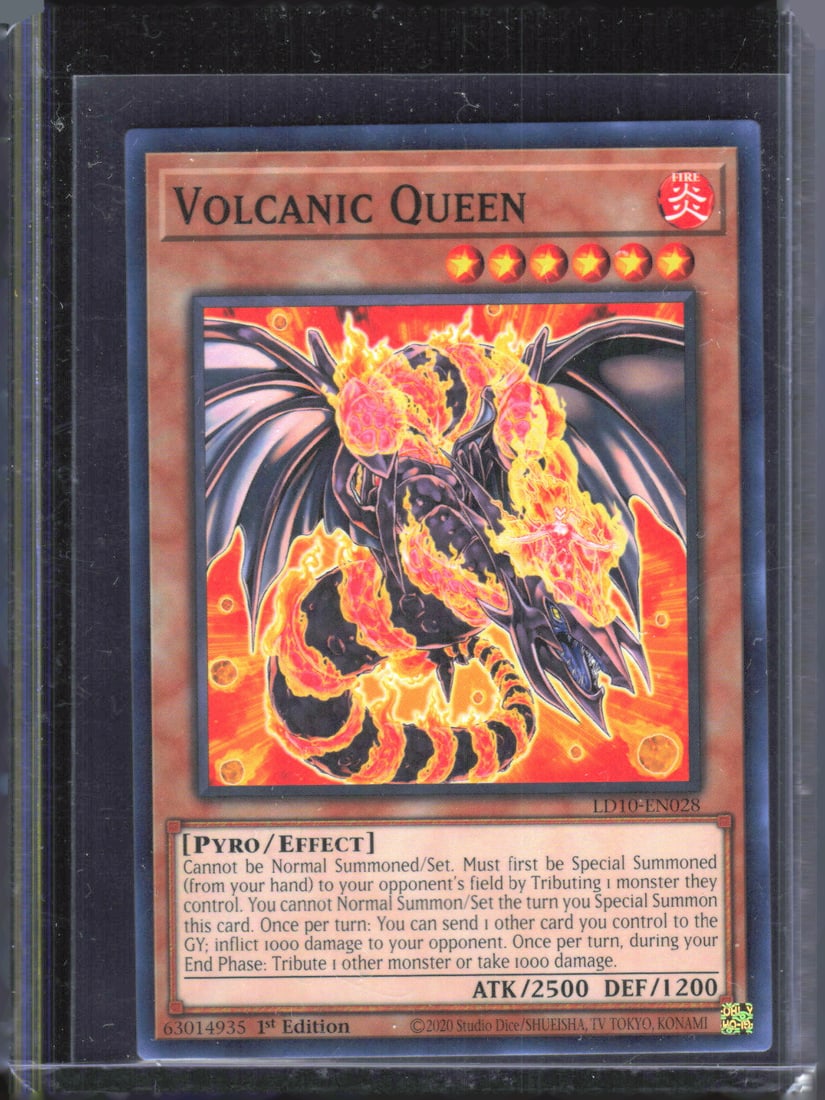 2020 Yu-Gi-Oh! Volcanic Queen 1st Edition: 2020 Yu-Gi-Oh! Volcanic Queen 1st Edition