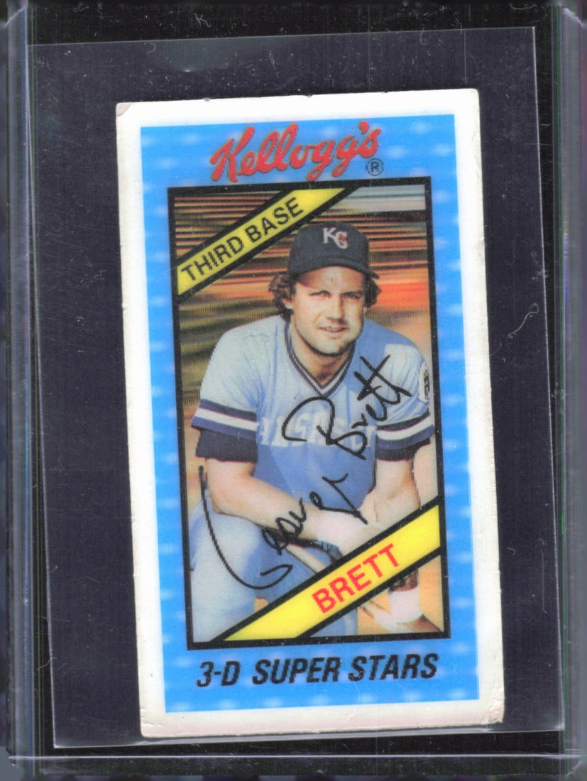 George Brett 1980 Kellogg's 3-D Super Stars Vintage Baseball Card #9 (1 of 2)