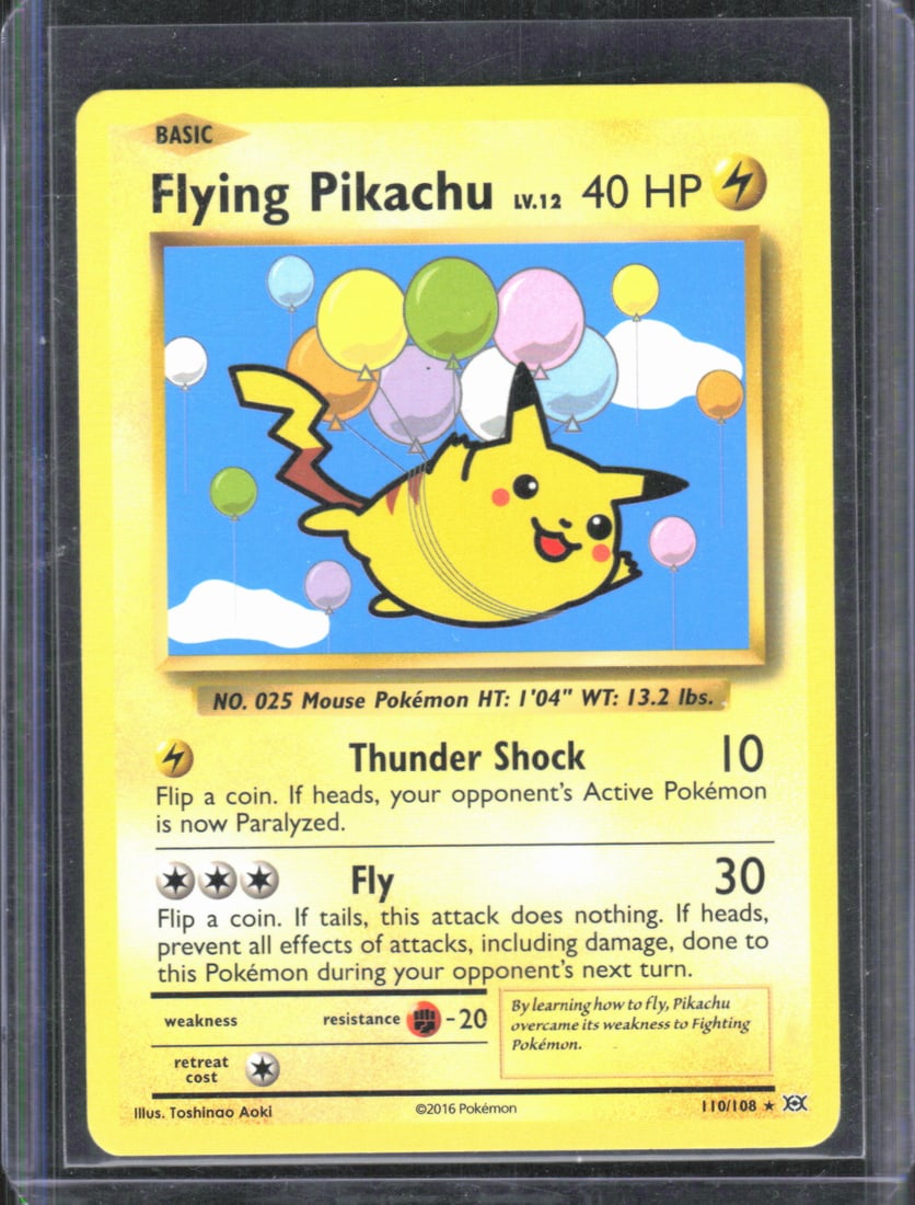 2016 Pokemon Flying Pikachu #110/108: 2016 Pokemon Flying Pikachu #110/108