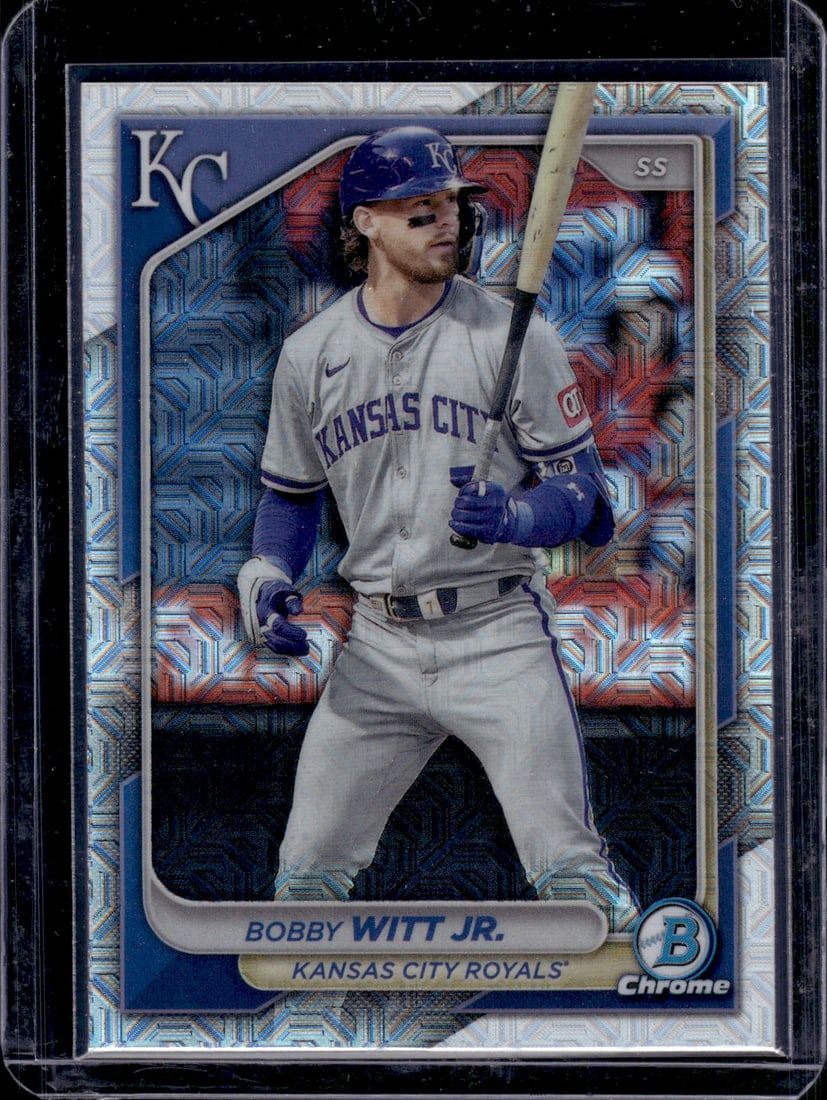 Bobby Witt Jr. Mojo Refractor 2024 Bowman Chrome #1 (1 of 2)