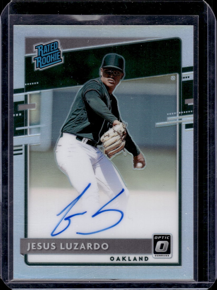 Jesus Luzardo Holo Prizm RC Auto 2020 Donruss Optic #RRS-JL (1 of 2)