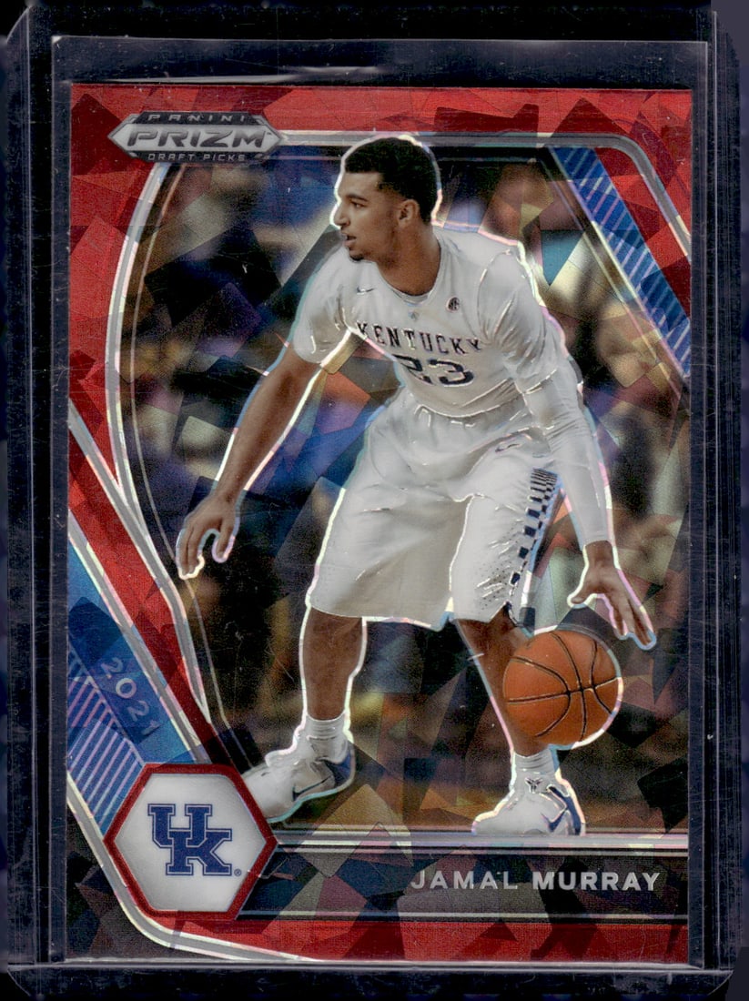 Jamal Murray Red Cracked Ice 2021 Panini Prizm Draft Picks #77 (1 of 2)