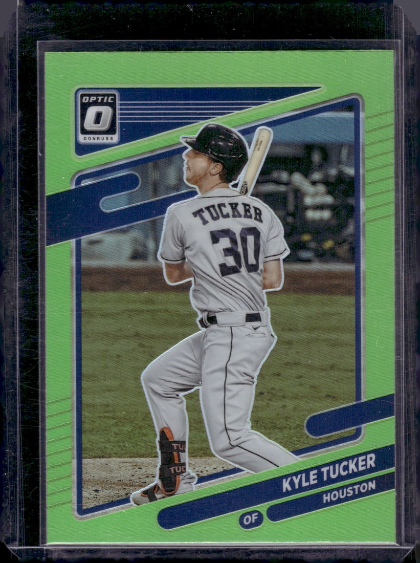 Kyle Tucker Lime Green Prizm 2021 Donruss Optic #141 (1 of 2)