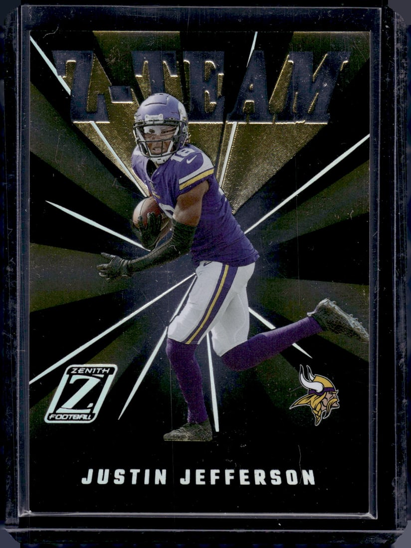Justin Jefferson Z-Team 2022 Panini Zenith #ZT-24: Justin Jefferson Z-Team 2022 Panini Zenith #ZT-24