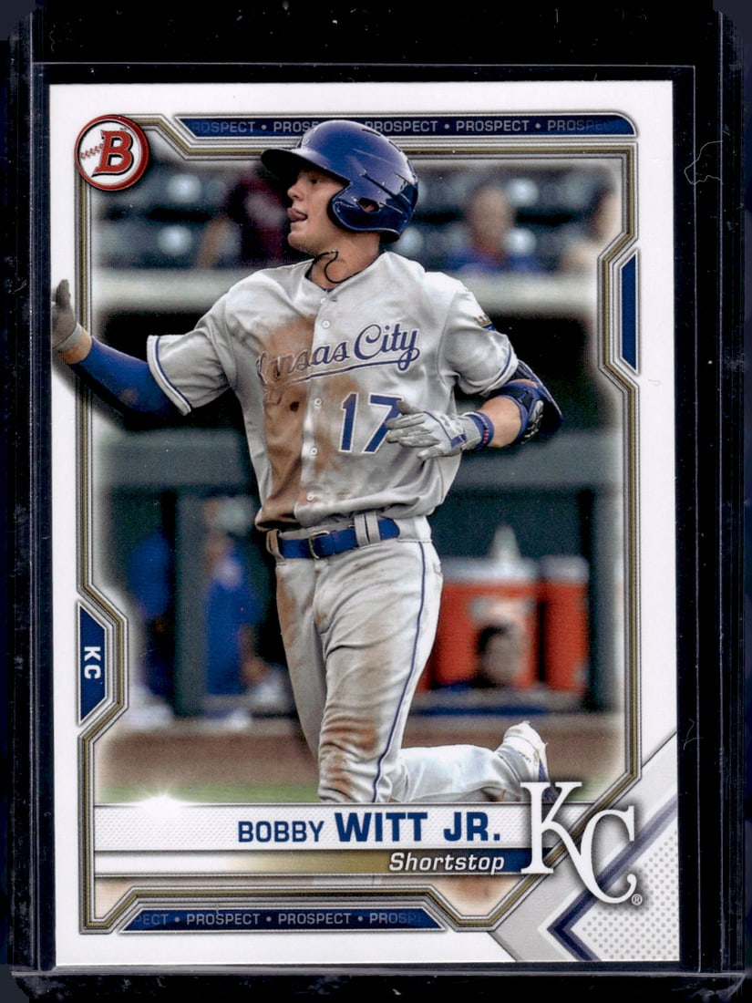 Bobby Witt Jr. Prospects 2021 Bowman #BP-1: Bobby Witt Jr. Prospects 2021 Bowman #BP-1