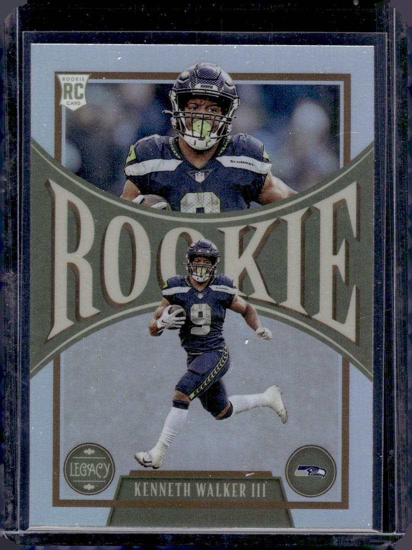 Kenneth Walker Silver Prizm RC 2022 Panini Chronicles Legacy #211 (1 of 2)