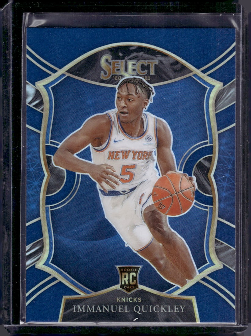 Immanuel Quickley Blue Prizm RC 2020-21 Panini Select #85 (1 of 2)