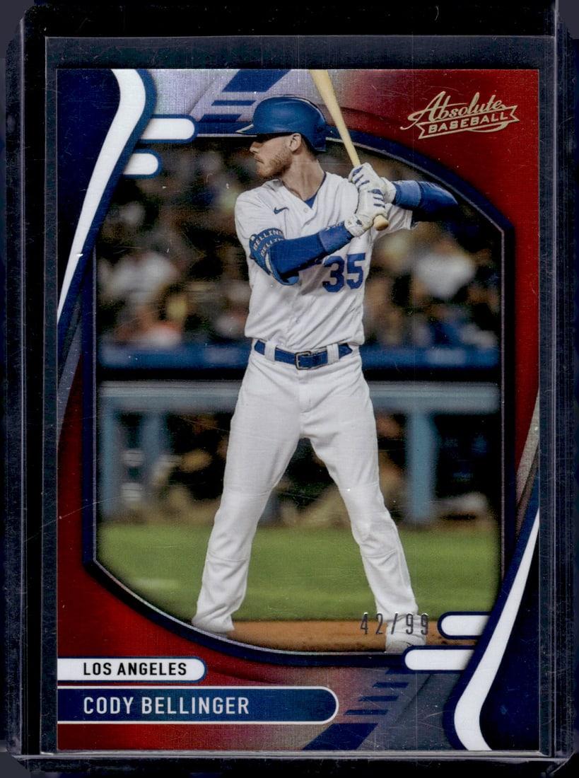Cody Bellinger Red Spectrum /99 2022 Panini Absolute #48 (1 of 2)