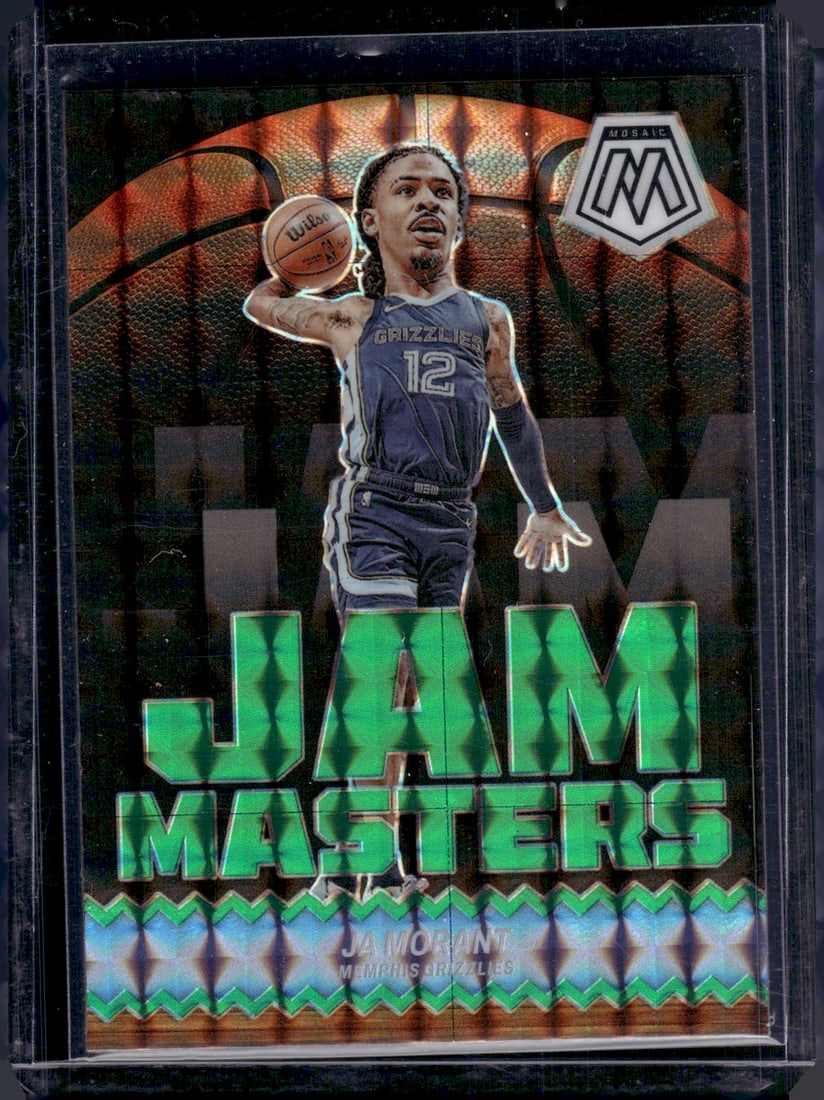Ja Morant Jam Masters Green Mosaic Prizm 2023-24 Panini Mosaic #7 (1 of 2)