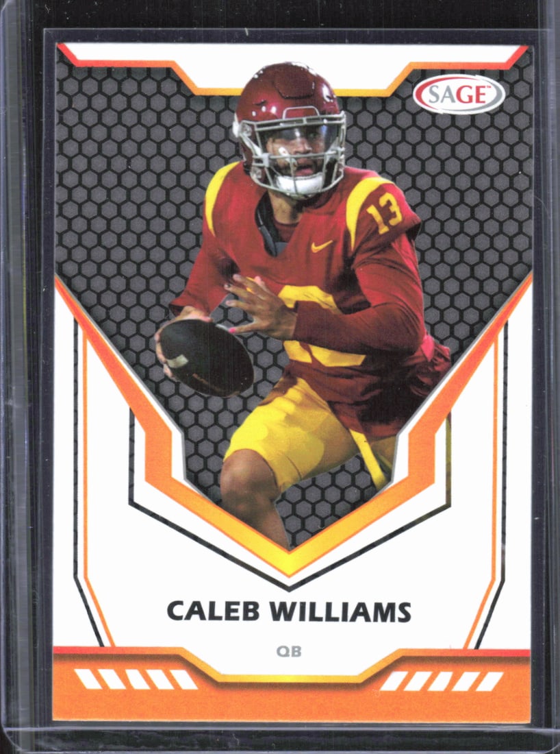 Caleb Williams 2024 SAGE HIT #13 Football Card: Caleb Williams 2024 SAGE HIT #13
