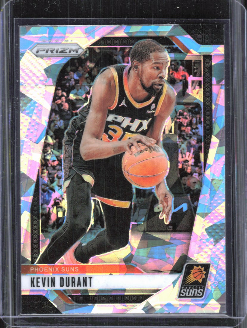 Kevin Durant Prizms Ice 2024-25 Panini Prizm #187 Basketball Card: Kevin Durant Prizms Ice 2024-25 Panini Prizm #187