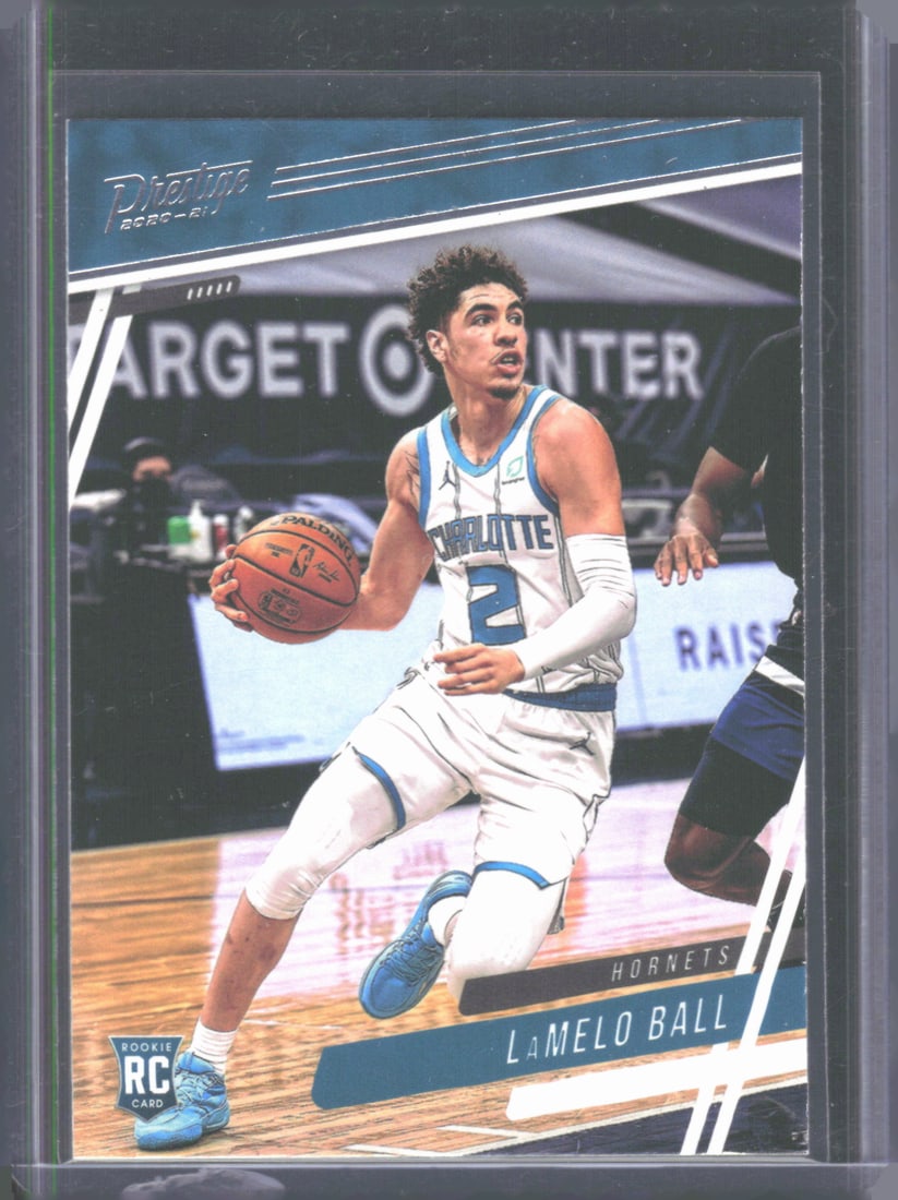 LaMelo Ball Rookie 2020-21 Panini Chronicles #72 Basketball Card: LaMelo Ball Rookie 2020-21 Panini Chronicles #72