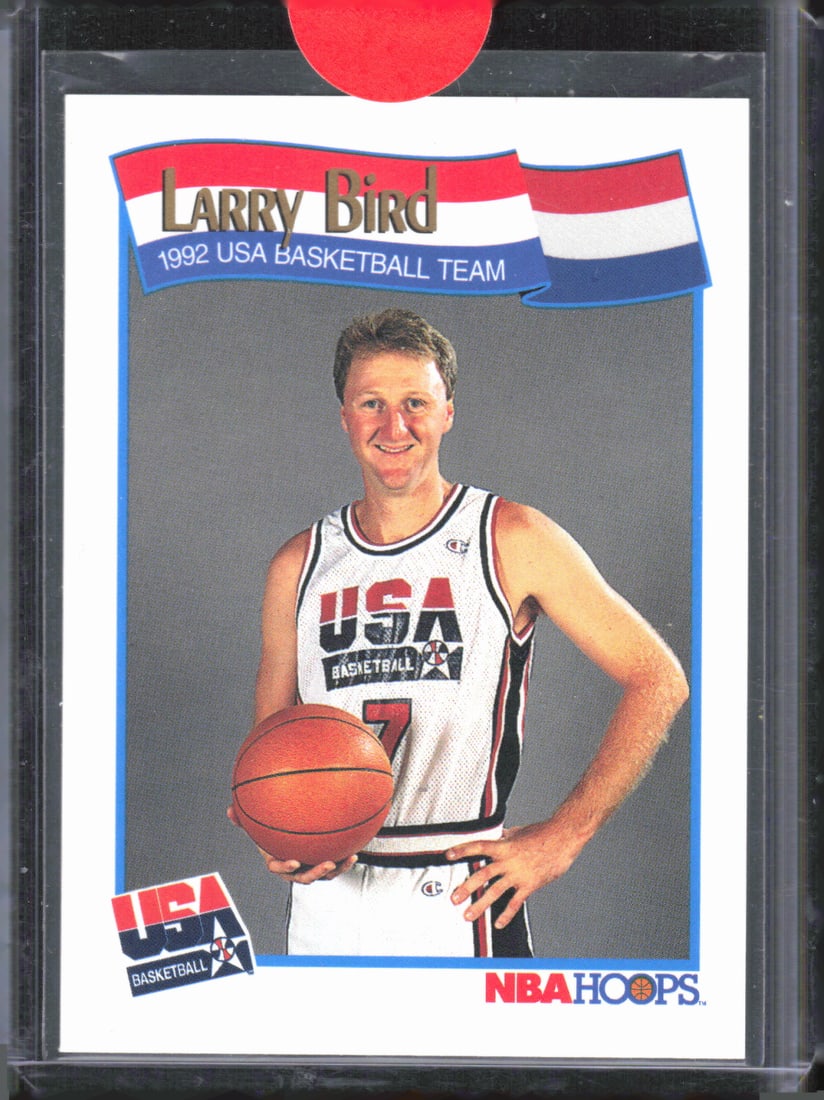 Larry Bird 1991-92 Hoops #576 Basketball Card: Larry Bird 1991-92 Hoops #576