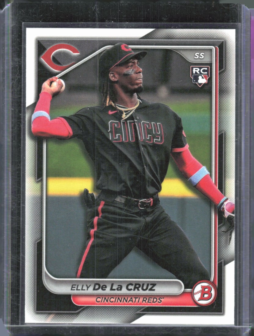 Elly De La Cruz Rookie 2024 Bowman #22 Baseball Sports Card (1 of 2)