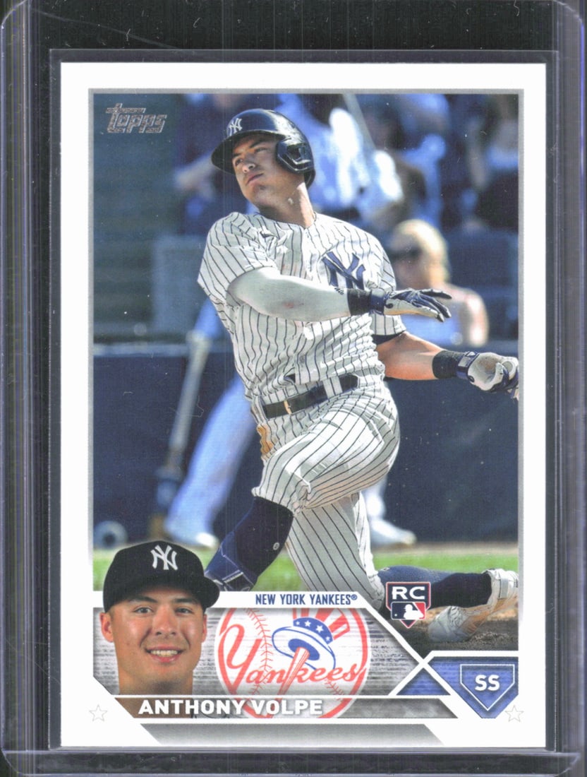 Anthony Volpe Rookie 2023 Topps #460 Baseball Sports Card: Anthony Volpe Rookie 2023 Topps #460