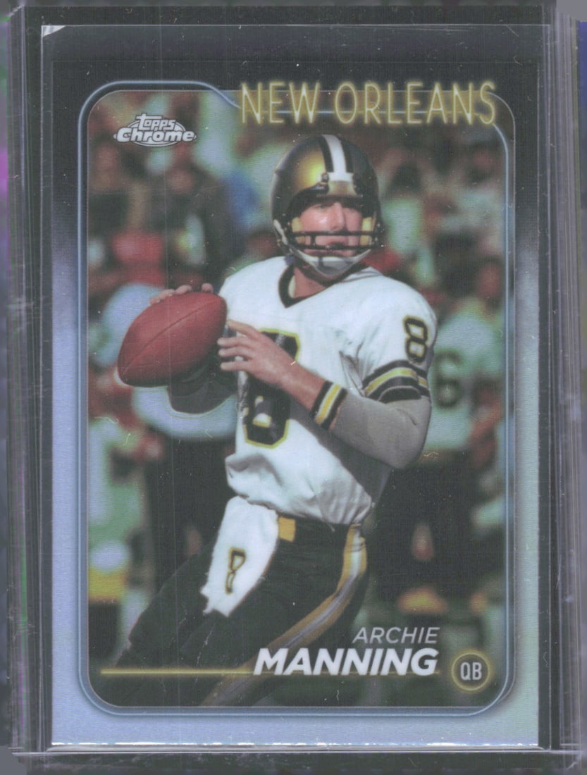 Archie Manning Refractor 2024 Topps Chrome #135 Football Sports Card (1 of 2)
