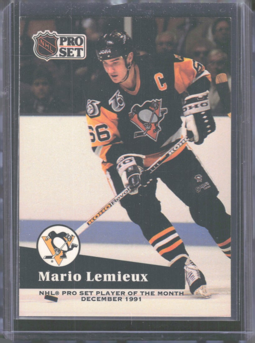 Mario Lemieux Player of the Month 1991-92 Pro Set #P3 (1 of 2)